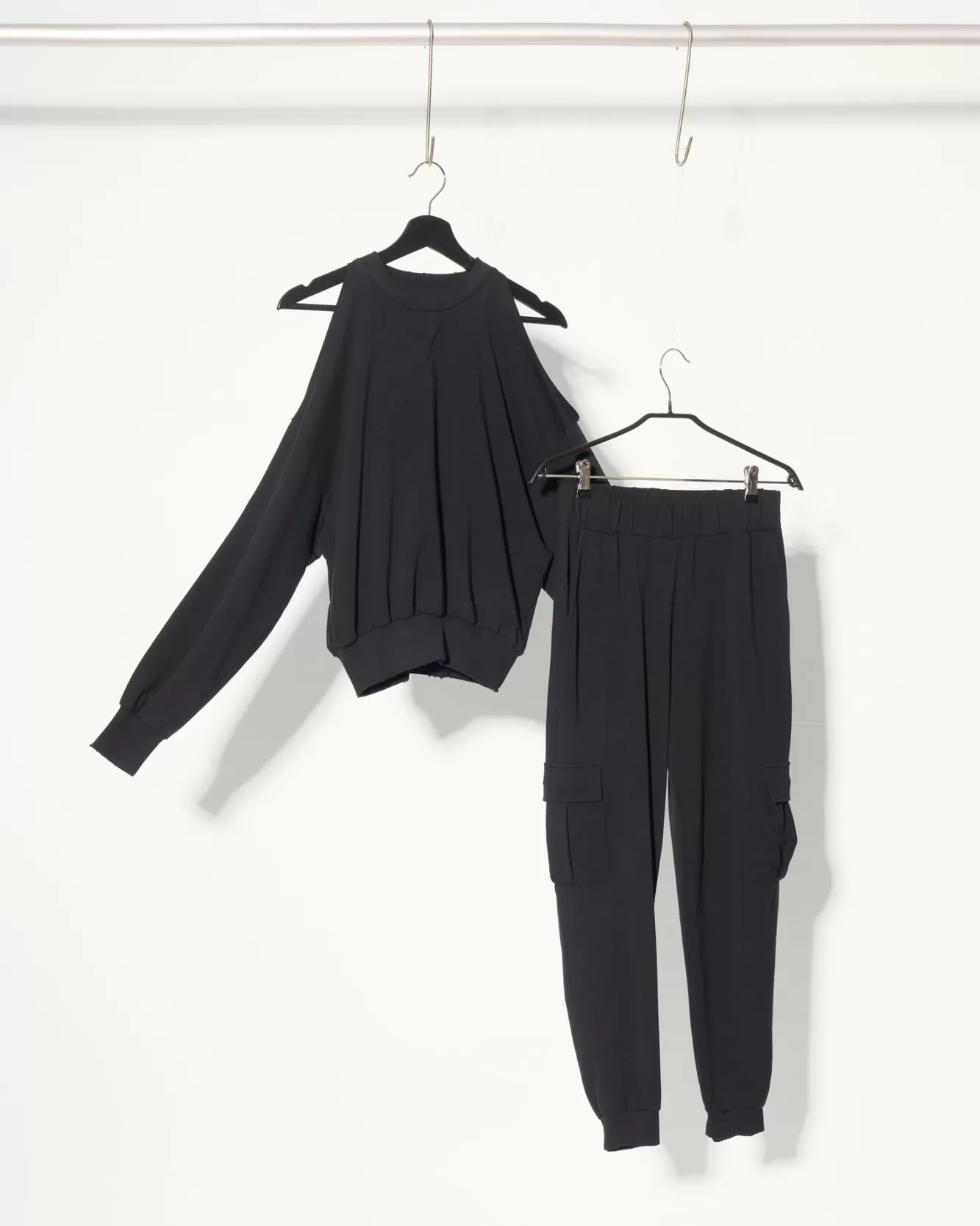 The Akala Studio Sweats-Black Sky Cargo Set