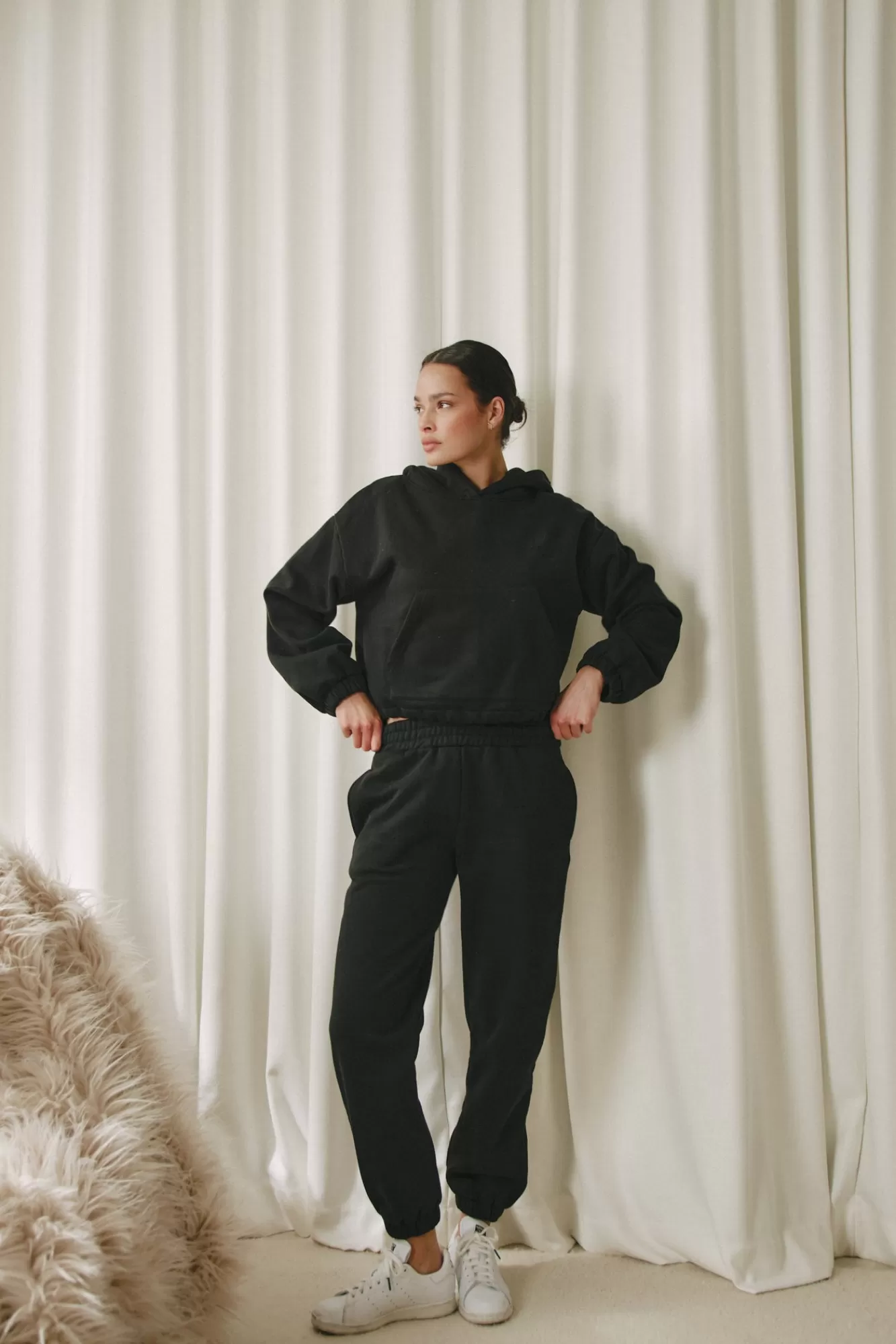 The Akala Studio Trousers-Forever Black Pants