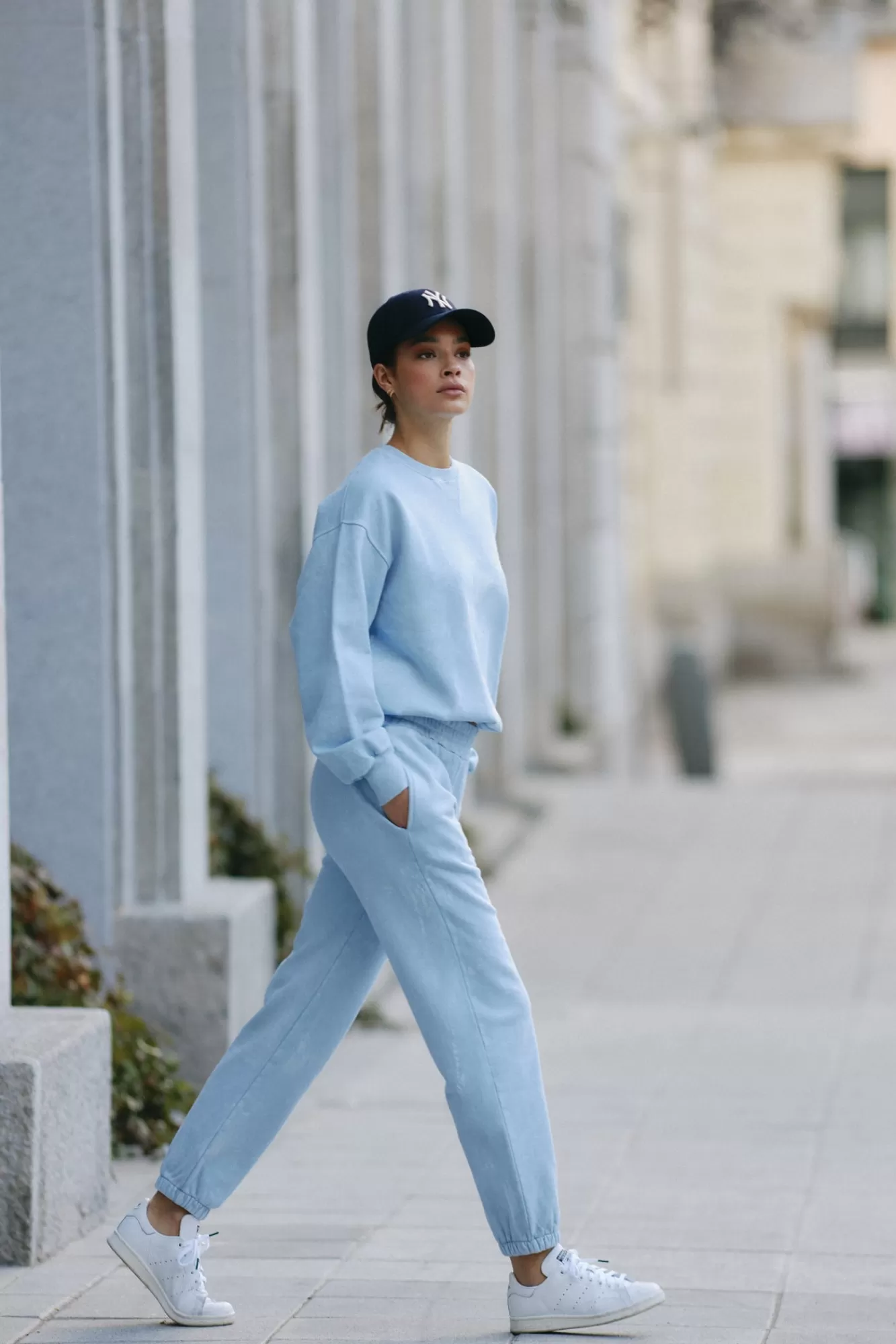 The Akala Studio Trousers-Ice Blue Pants