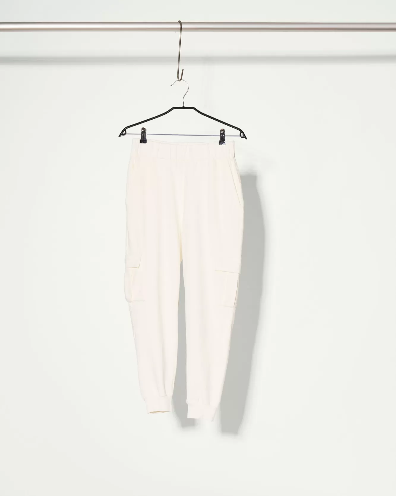 The Akala Studio Trousers-Milky White Cargo Pants