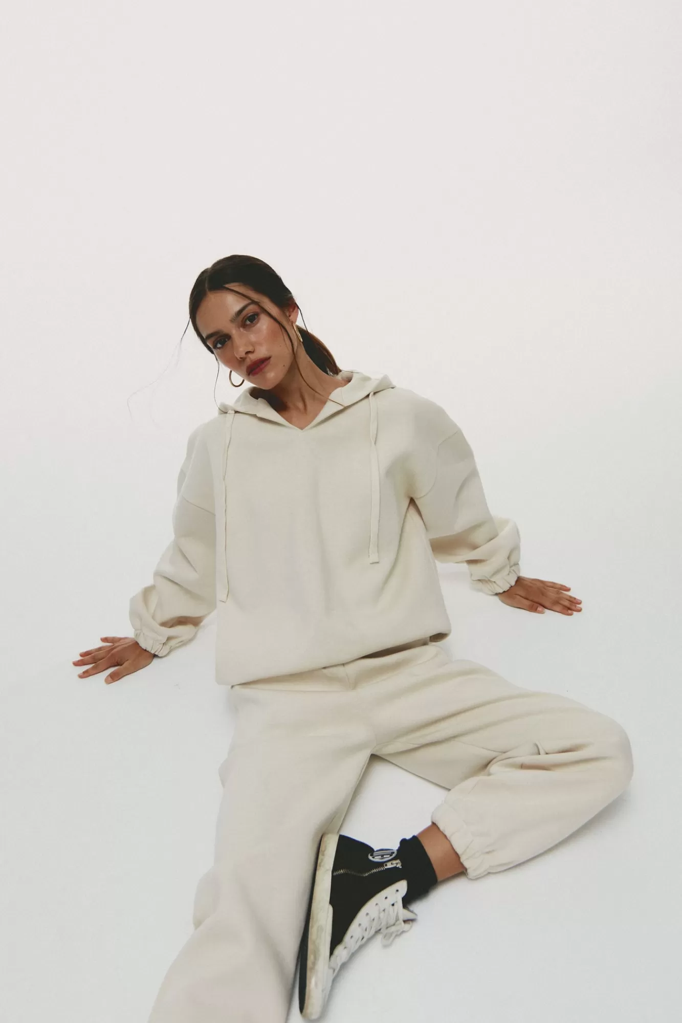 The Akala Studio Sweats-Polar White Jogger Pants