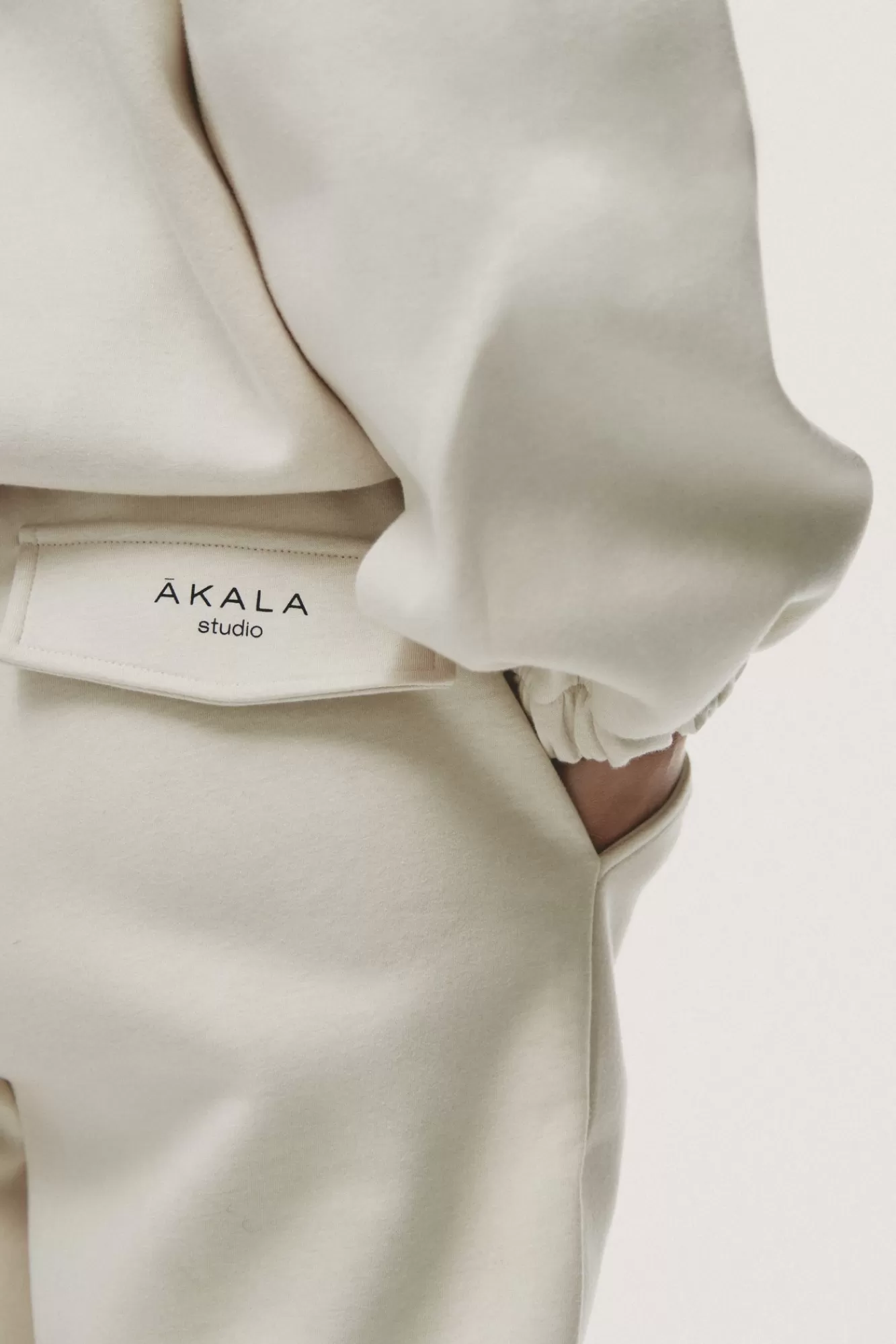 The Akala Studio Trousers-Polar White Jogger Pants